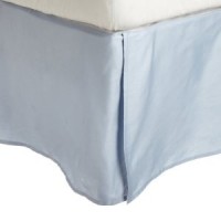 14 Inches Drop Bed Skirt Solid Blue Egyptian Cotton 1000 Thread Count