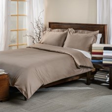 Beige Duvet Cover Egyptian Cotton 1000-Thread Count