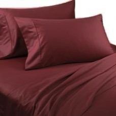 Twin xl Burgundy Pillowcases Egyptian Cotton 1000 Thread Counts