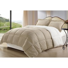 Comforter Cover King Size Egyptian Cotton 1PC Beige