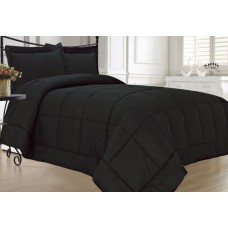 Comforter Cover King Size Egyptian Cotton 1PC Black