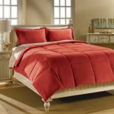 Comforter Cover King Size Egyptian Cotton 1PC Brick Red