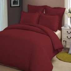 Burgundy 1000-Thread Count Egyptian Cotton Waterbed Sheet Set